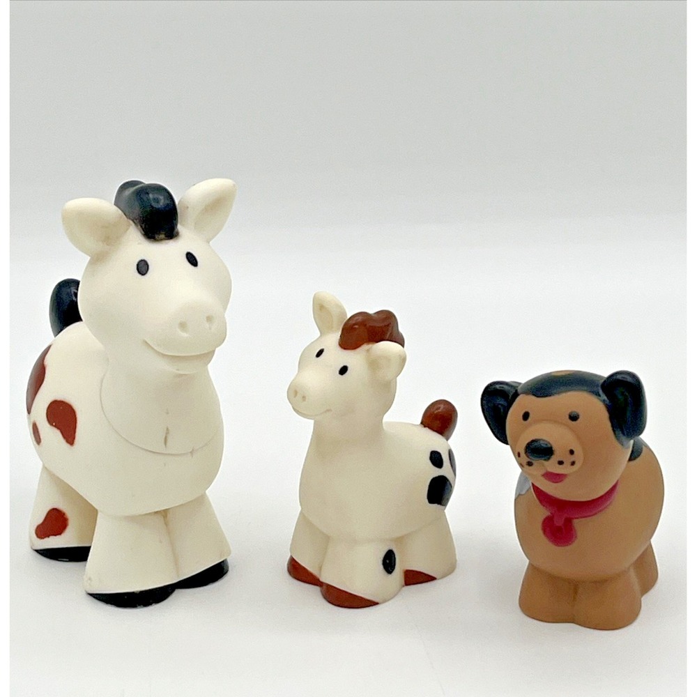 1995 Fisher Price Little People Pony Pickup Replacement animals Dog Horse 2591